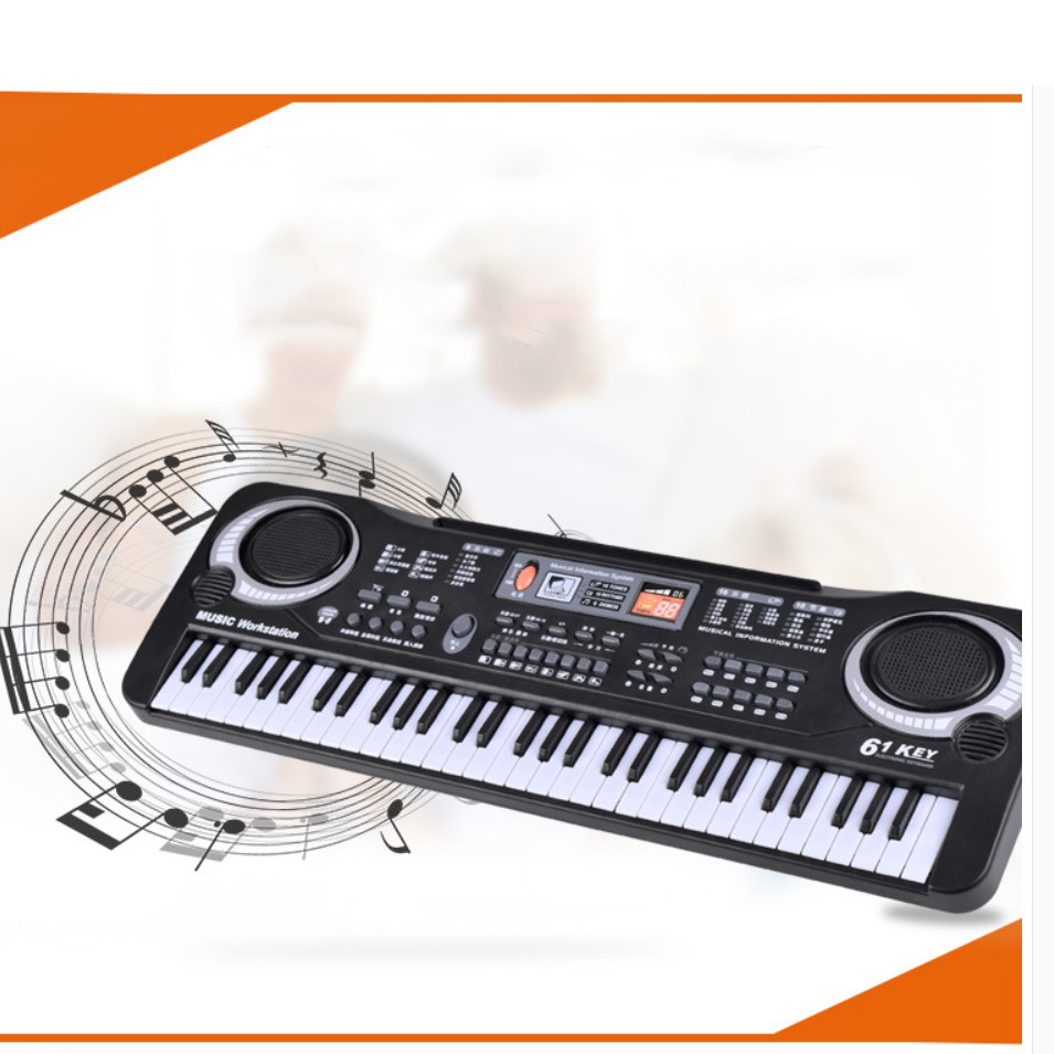 [CHẤT LƯỢNG CHO BÉ] Đàn Piano 61 Phím TẶNG KÈM MÍC HÁT