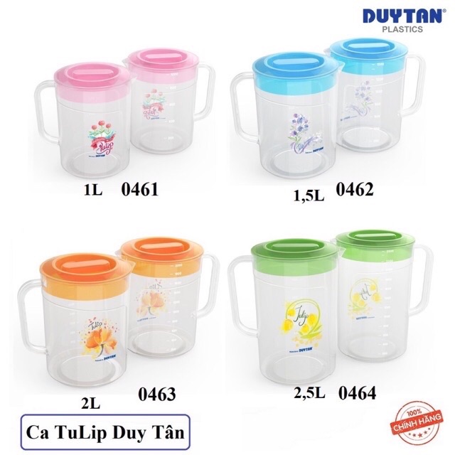 Ca nhựa có nắp tulip duy tân