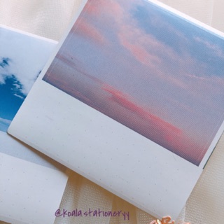 Bullet Journal sticker - Combo 12 note bầu trời