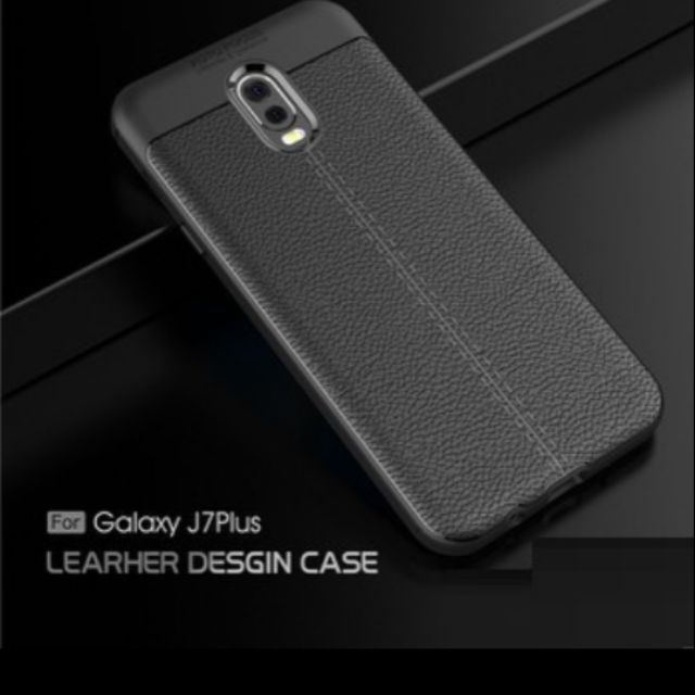 Ốp lưng giả vân da samsung galaxy j7 plus chính hãng auto focus
