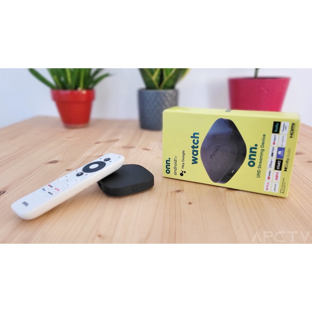 TV Box ONN BOX Android 10 chính chủ Google được cấp phép Netflix, HBO Max, Chrome Cast, 4KUHD, Wifi kép, Bluetooth