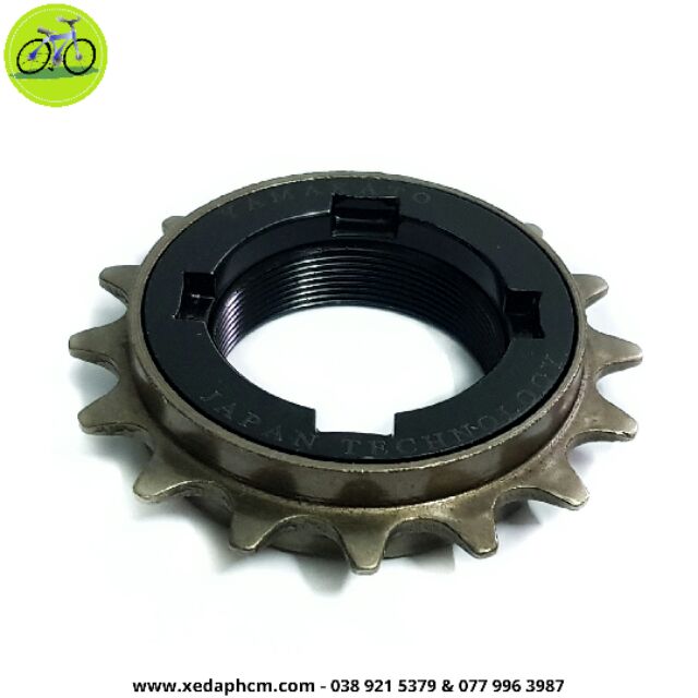 Líp xe đạp 1 tâng 16T thép cường lực ren vặn