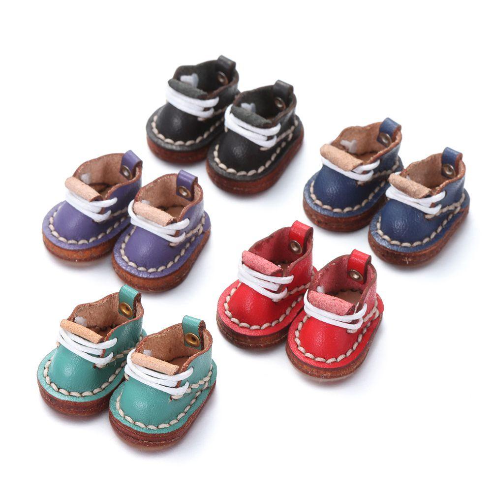 SUSANS Giày Boot Da Bò Dễ Thương Cho Búp Bê 1 / 12BJD