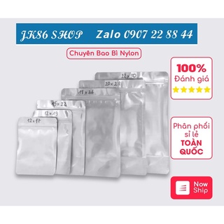 1KG TÚI ZIP BẠC ĐÁY ĐỨNG