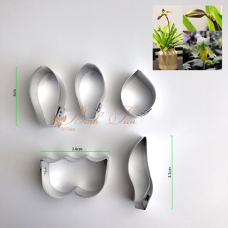 Khuôn hoa đất sét- hoa Lan Hài