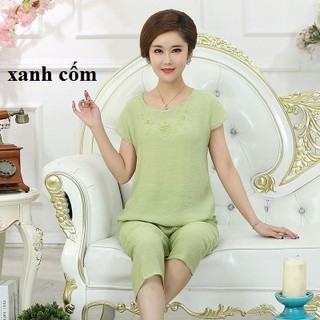 bộ đũi thêu hoa cho mẹ