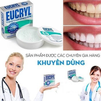 Bột Tẩy Trắng Răng Eucryl Toothpowder Powerful Stain Removal 50g 5.0