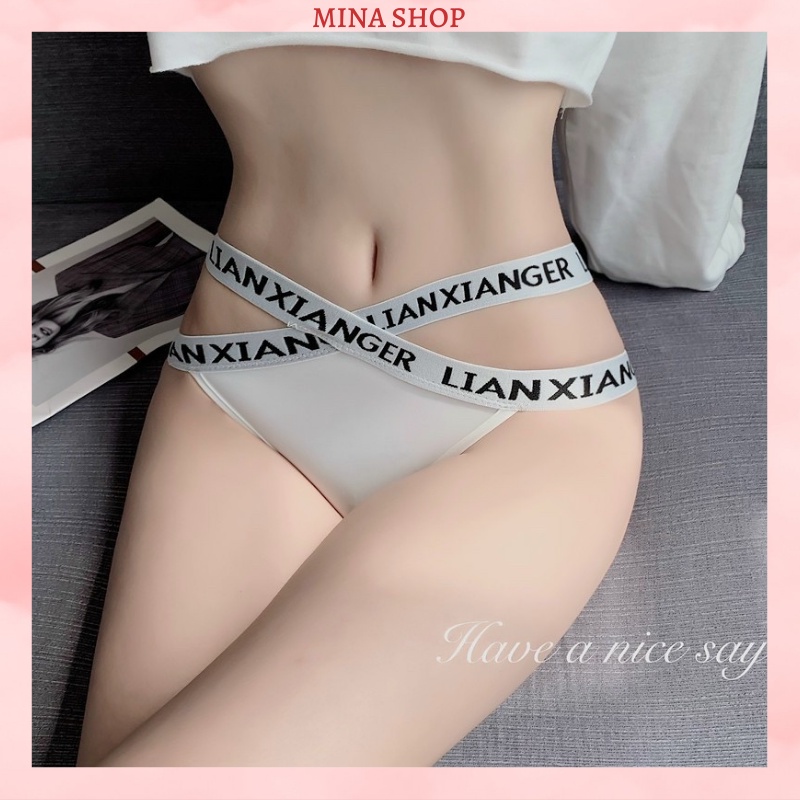 Quần Lọt Khe, Quần Lót Su Cạp Chéo MINAK8856 Dáng Thể Thao, Quyến Rũ