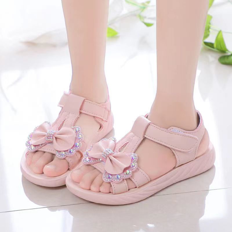 Giày Sandal Chống Trượt Phong Cách Thời Trang Mới 2022 Dành Cho Bé Gái