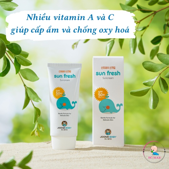 Kem chống nắng Sun Fresh dành cho mẹ và bé 50ml - JOONA BABY Việt Nam