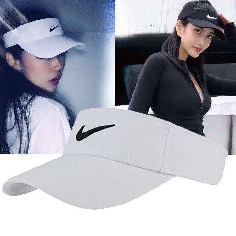 Mũ lưỡi trai thể thao nike che nắng không chóp nhanh khô thời trang cho nam và nữ