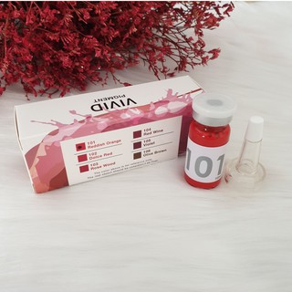 Mực phun môi Châu Âu Bella Vivid 101 màu Đỏ Cam