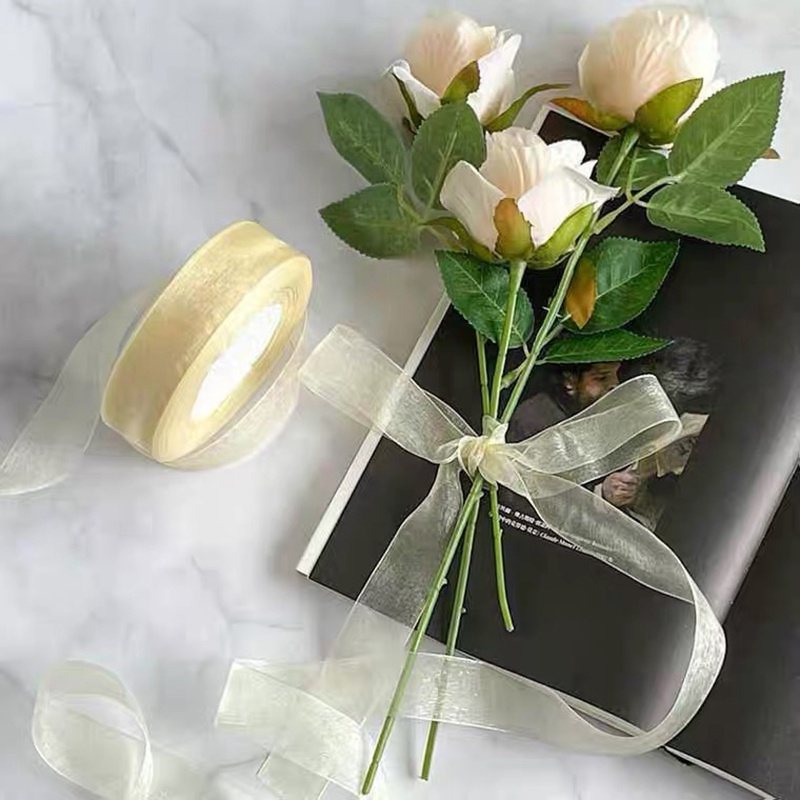 Cuộn Dây Ruy Băng Nhiều Màu Sắc Dùng Gói Quà Sáng Tạo