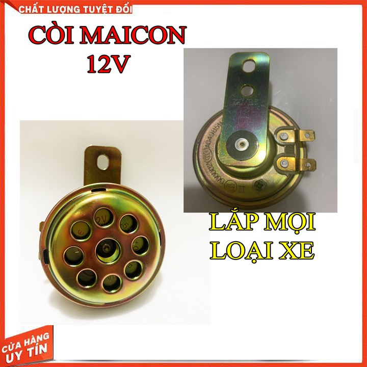 CÒI XE MÁY MAICON 12V ( LẮP MỌI LOẠI XE)- giá 1 chiếC