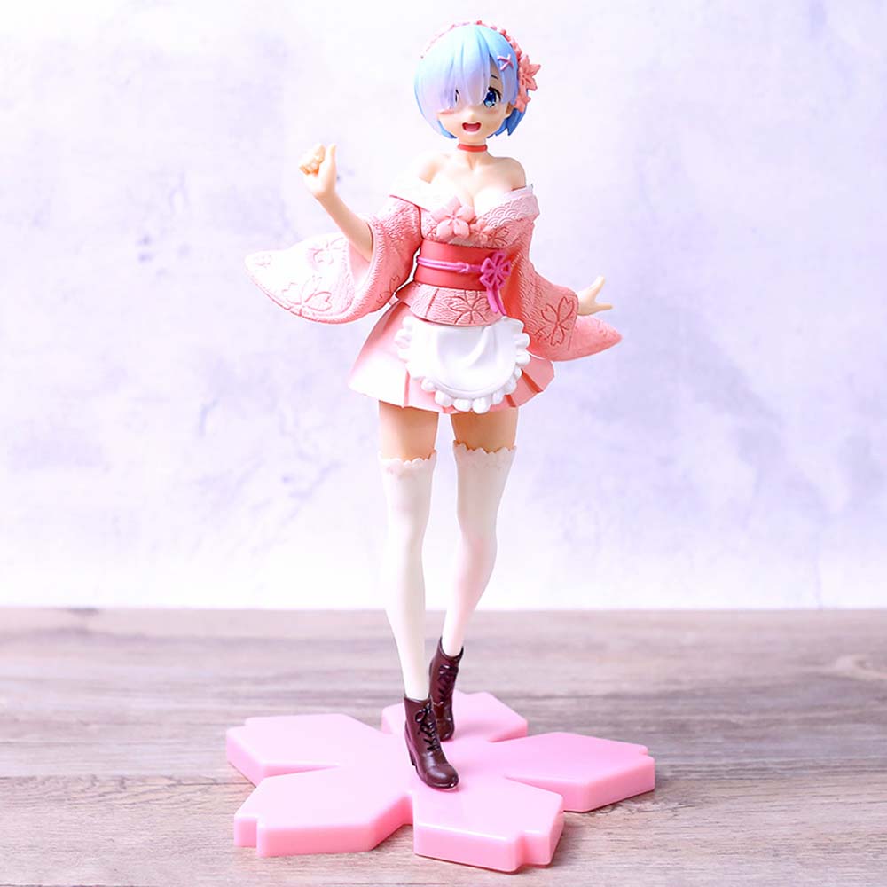 Mô Hình Nhân Vật Rem Hoạt Hình Anime Bằng Pvc 23cm