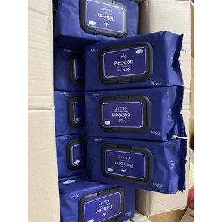 Giấy ướt Hàn Quốc Bebeen 100 tờ xanh/hồng/tím