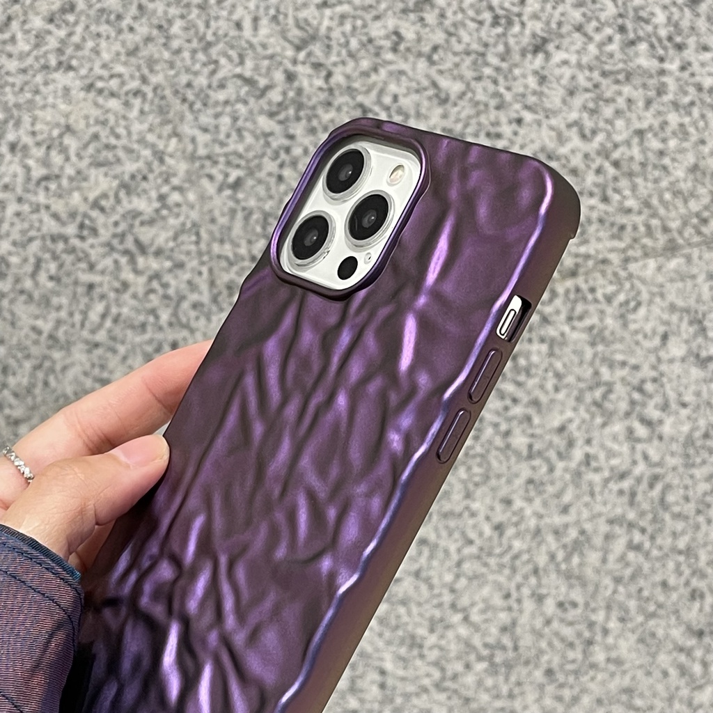 Ốp Điện Thoại Chống Sốc Màu Tím Cho iPhone 13/12/11/X/8/7P