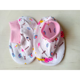 Set 2 Đôi bao chân Bo Bông Mintu cho bé sơ sinh