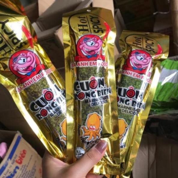 1 gói snack cuộn rong biển tẩm ướp cực ngon ( gói có 2 thanh)