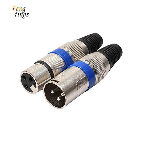 Bộ đầu nối XLR 3 chân cho mic nói