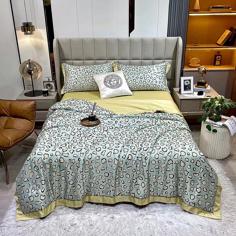 Set Chăn Ga Gối Lụa Thái Phi Bóng “ Chăn Trần Hè”(shop sẽ gọi check lại size và ga phủ)