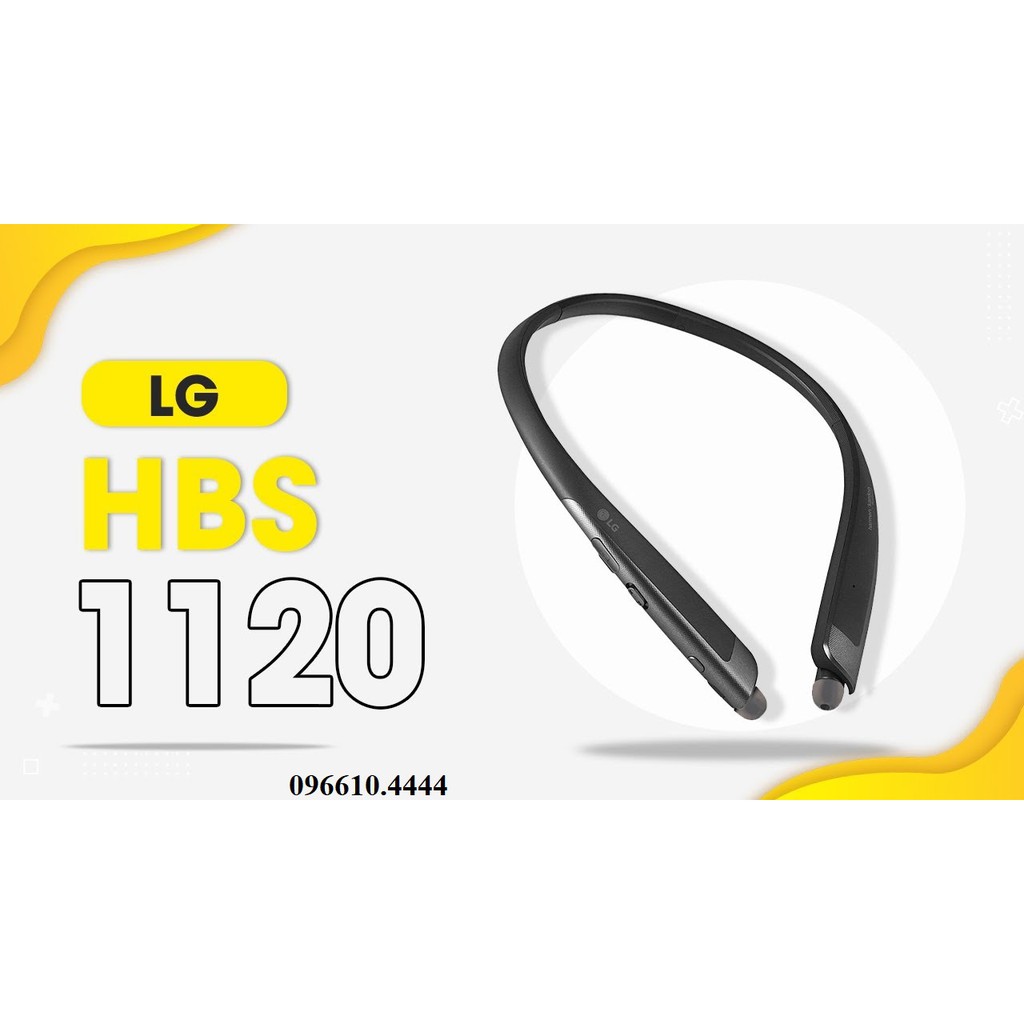 ĐỈNH CAO TAI NGHE: LG HBS 1120 ĐEN CHÍNH HÃNG