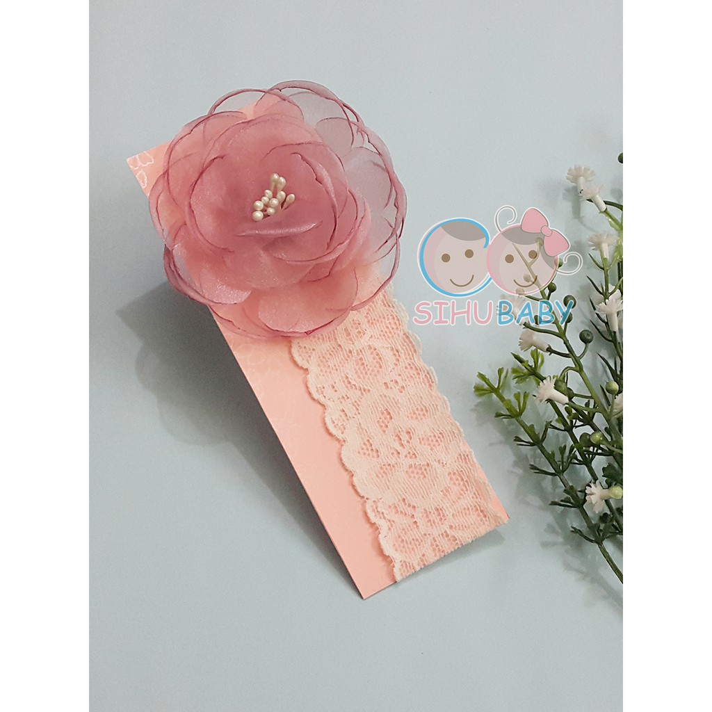 Băng Đô Cho Bé Gái Sơ Sinh 0-6 Tháng [SiHu Baby Shop]