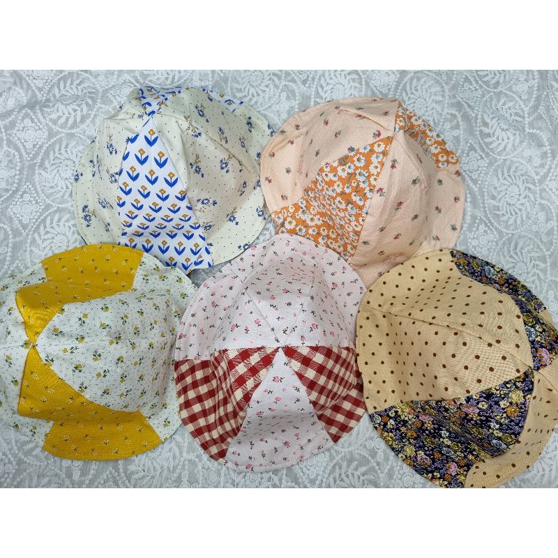 Mũ hoa mùa hè 6 mảnh