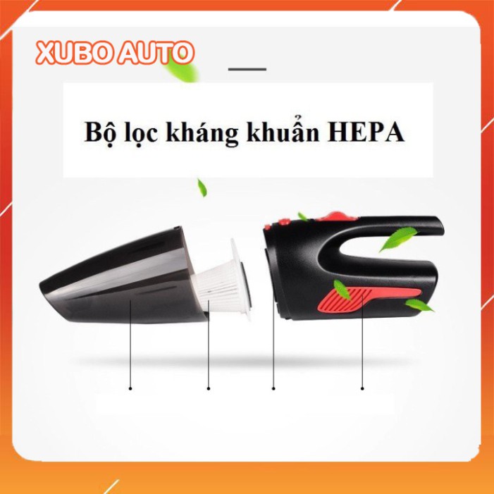 Máy Hút Bụi Cầm Tay, Máy Hút Bụi Mini Pin Sạc Không Dây Và Có Dây Sử dụng Tiện Lợi Trên Xe Ô Tô, Xe Hơi