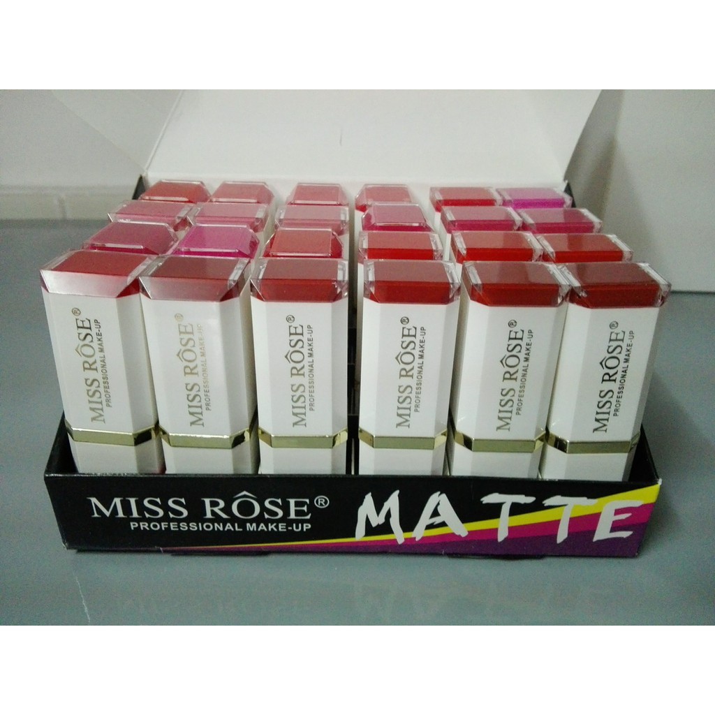 Son Sáp Tông Đỏ Miss Rose 3D