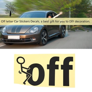 [Sản phẩm mới]Off Letter Car Sticker Waterproof Reflective Decal Computer Wall Sticker