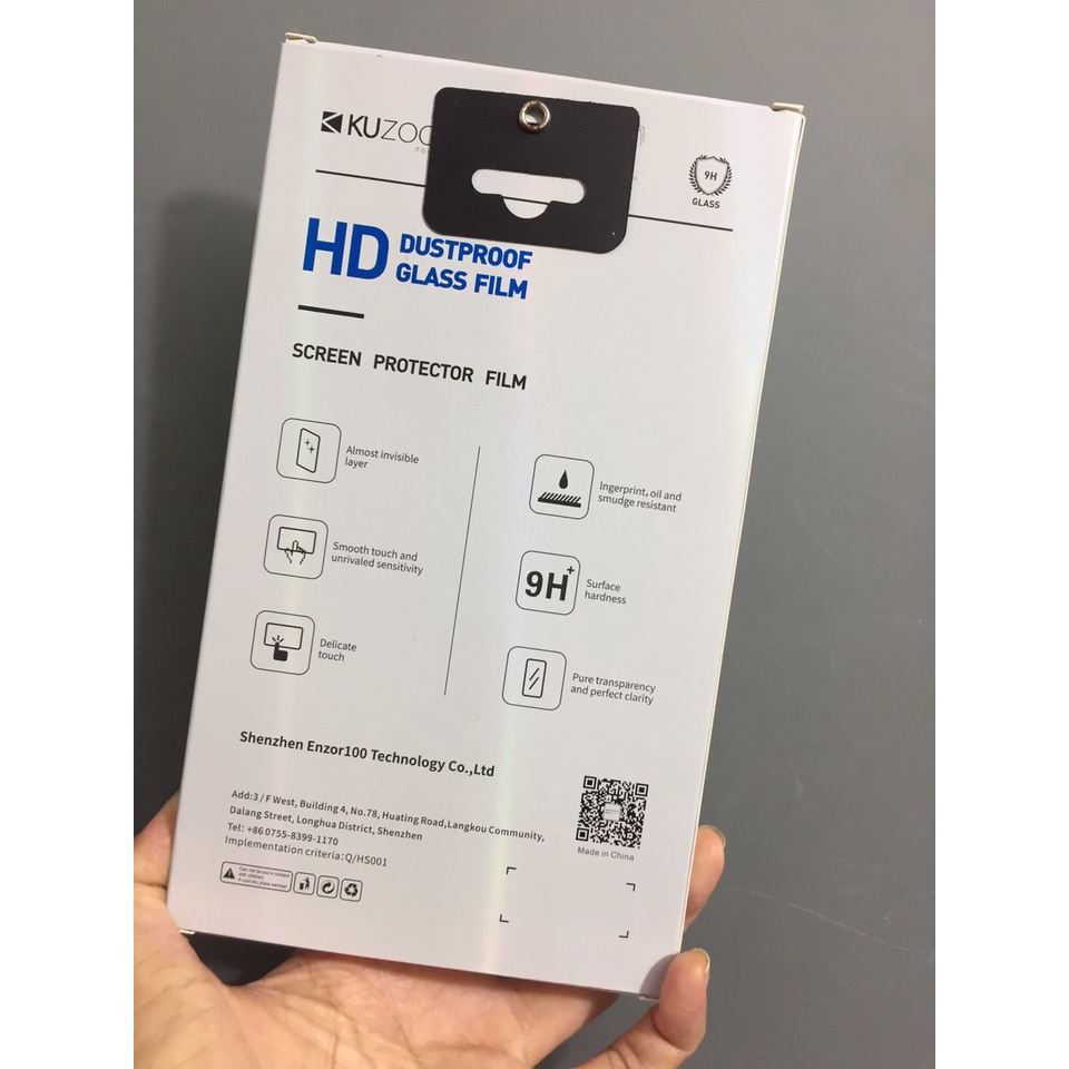 Cường lực full màn hình cho iP 12 Pro Max 6.7 inches Kuzoom 9D