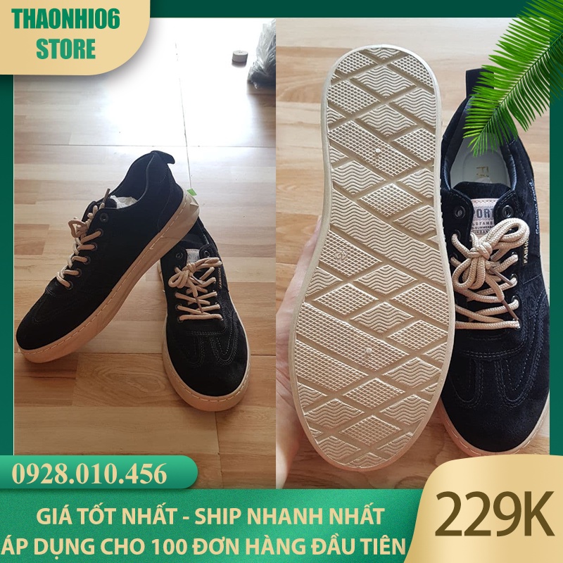 Giày thể thao da lộn cực chất cho nam - hàng chuyên xuất khẩu giá tại xưởng