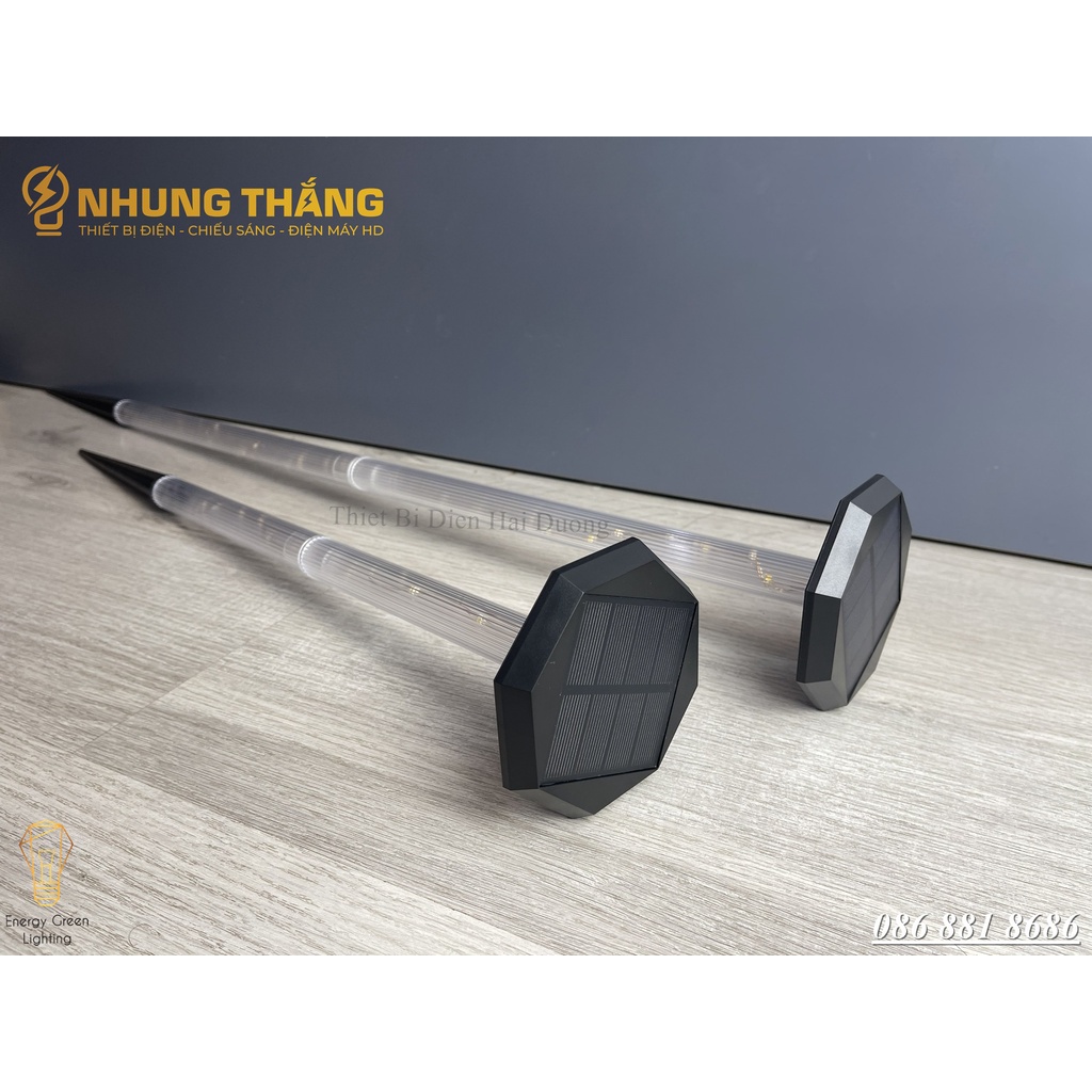 Đèn LED Cắm Cỏ Sân Vườn MT-4433 - Sử Dụng Năng Lượng Mặt Trời - 8 Chế Độ Nháy - Ánh Sáng Vàng - Chống Nước IP65
