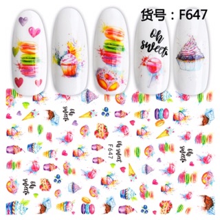 Sticker dán móng tay nail mẫu mùa hè