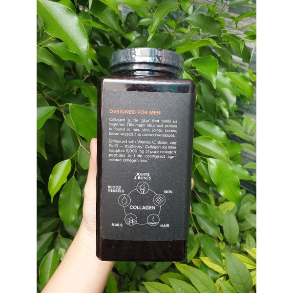 Viên uống Collagen Youtheory Men’s Type 1, 2 & 3 dành cho nam 390 viên của Mỹ