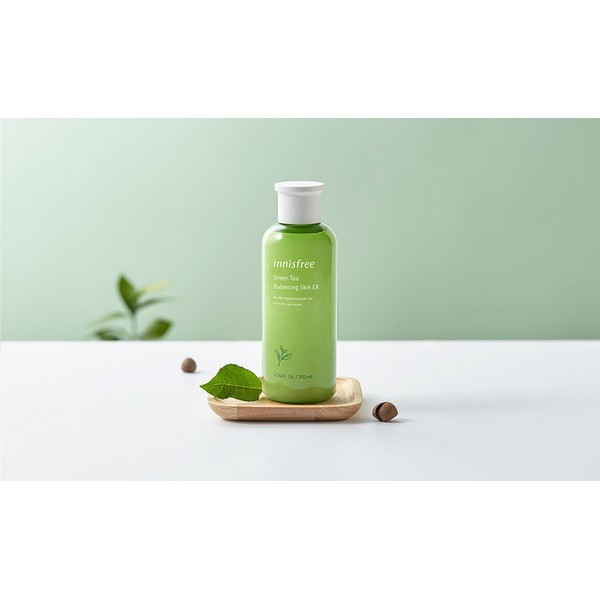 [CHÍNH HÃNG] Nước Hoa Hồng Innisfree Trà Xanh Green Tea Balancing Skin EX 200ml | BigBuy360 - bigbuy360.vn