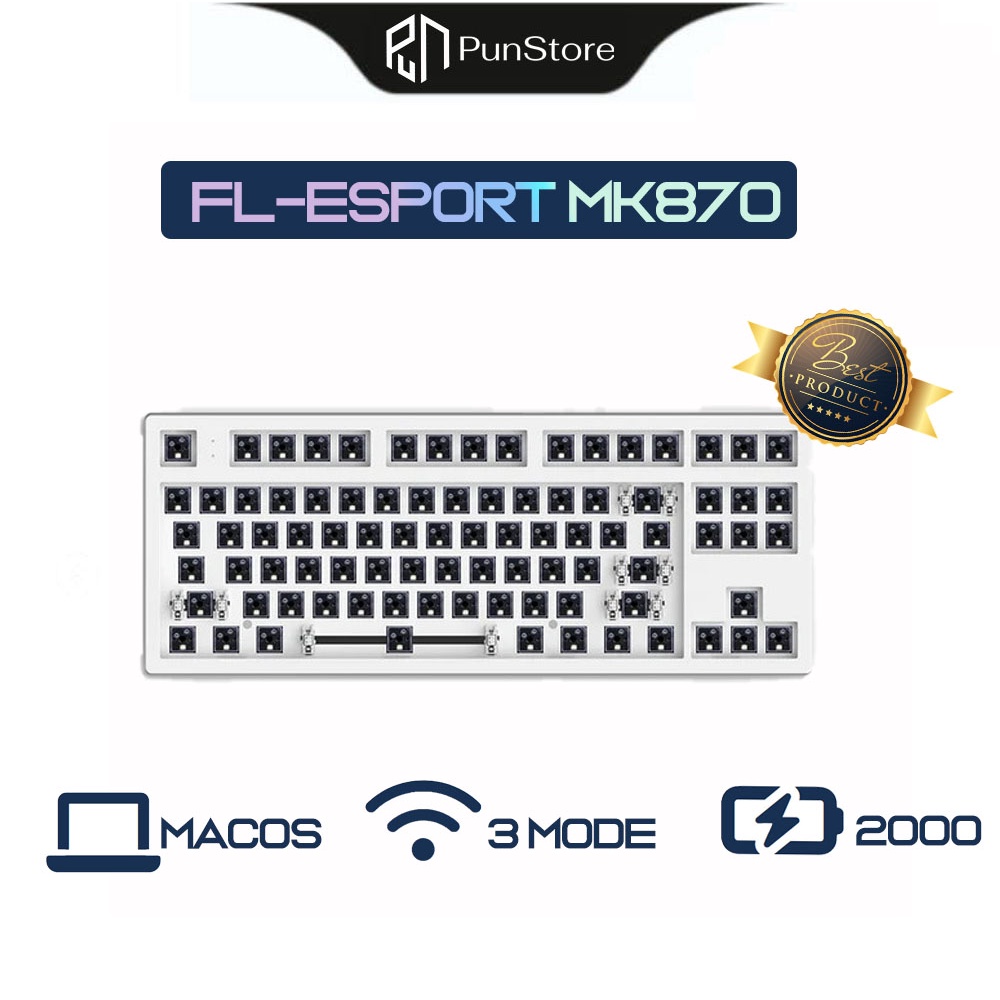 Mua MK 870 - KIT Bàn phím cơ- MK870 3 Mode giá rẻ nhất | TecKi.Vn