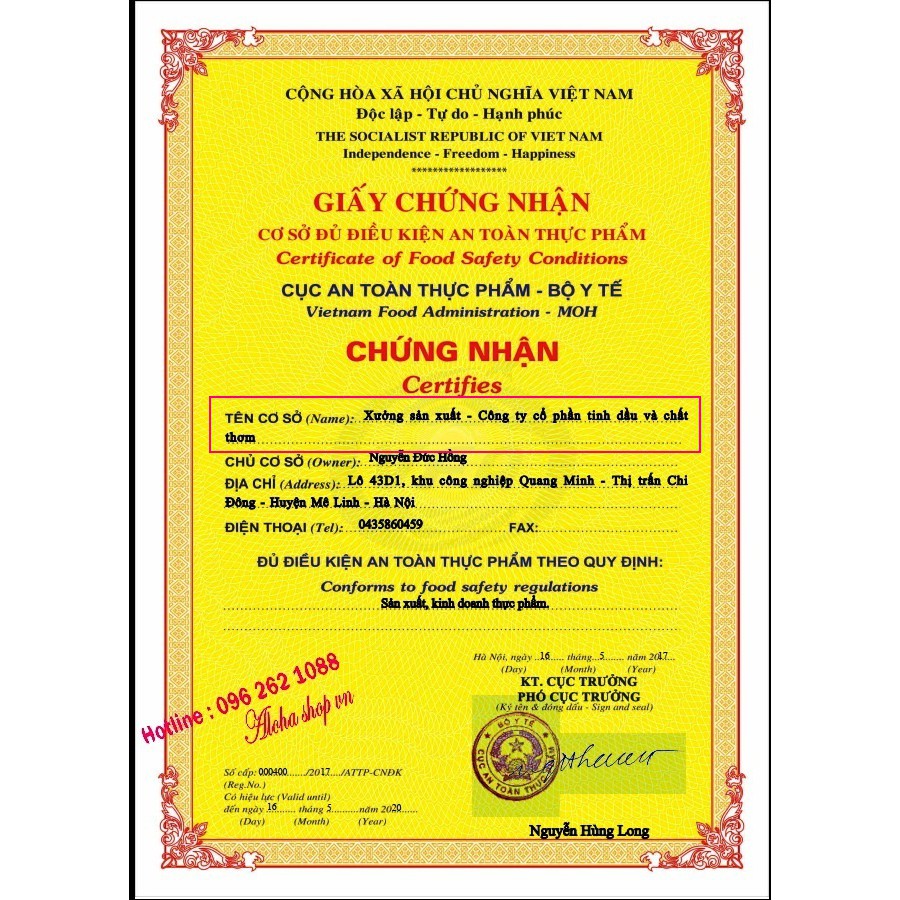 NANO CURCUMIN 3HTD 50G Xuất xứ: Công ty CP Tinh dầu và Chất thơm - Enteroil