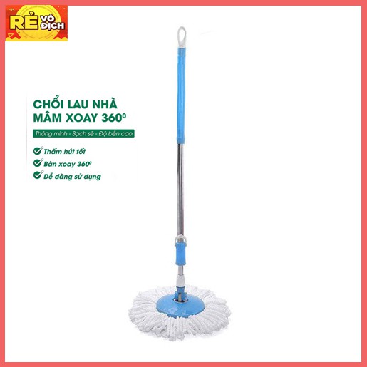 Cây Chổi Lau Nhà Xoay 360 Độ