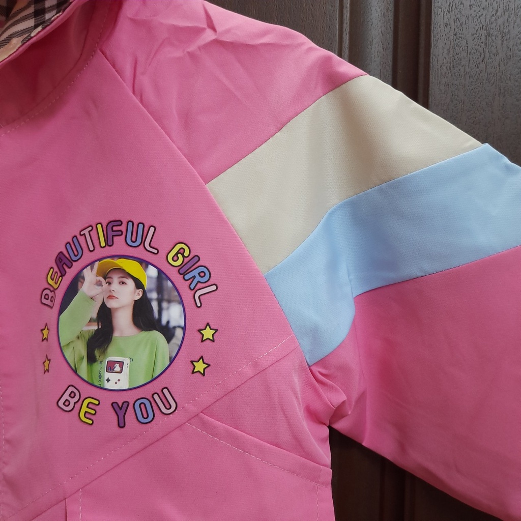 Áo khoát dù phong cách Hàn quốc cho bé gái - Áo khoát trẻ em