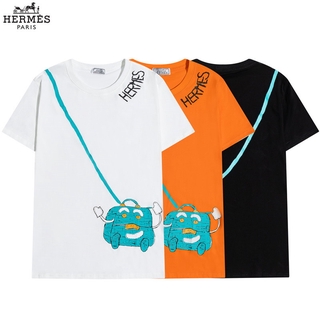 Her Mes Men and Women Backpack Crossbody Printing Shirt Couples Cotton Short Sleeve T-shirt