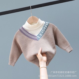 Áo len 2 in 1 cho bé trai /gái hàng quảng châu cao cấp