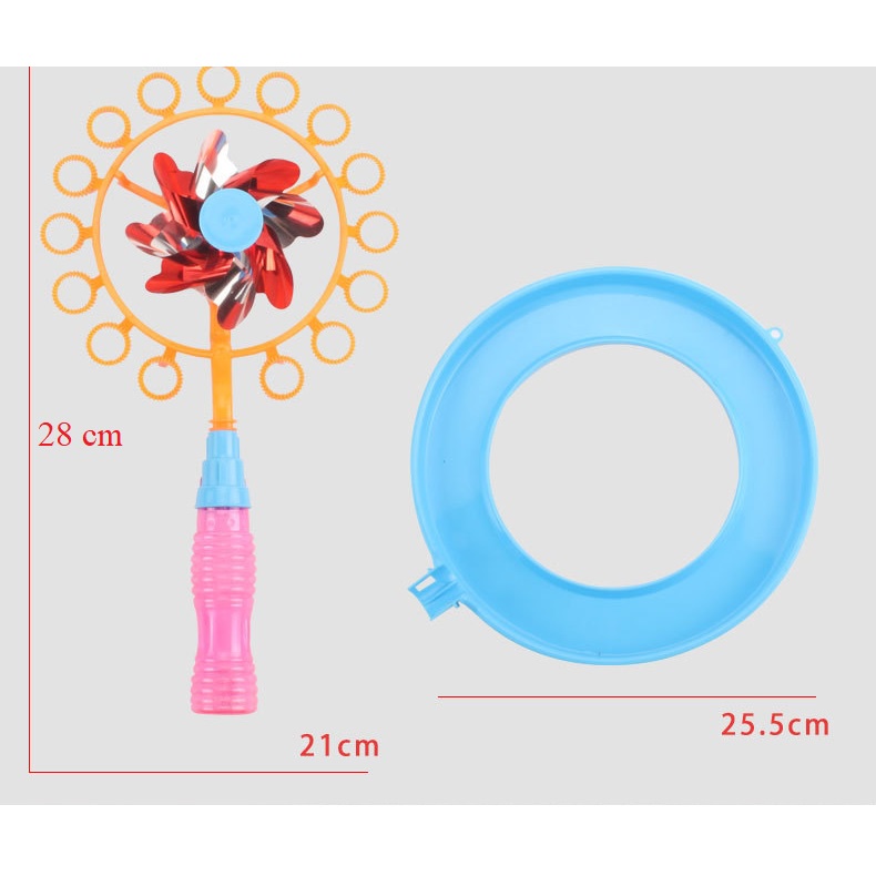 Đồ chơi chong chóng thổi bong bóng xà phòng ngoài trời cho bé