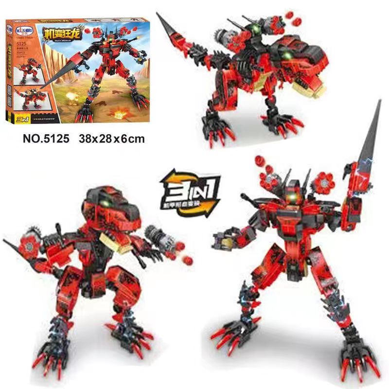 Bộ Đồ Chơi Lắp Ráp Mô Hình Lego Khủng Long Bạo Chúa Dành Cho Bé