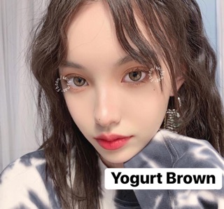 [Kính Áp Tròng] Yogurt Brown