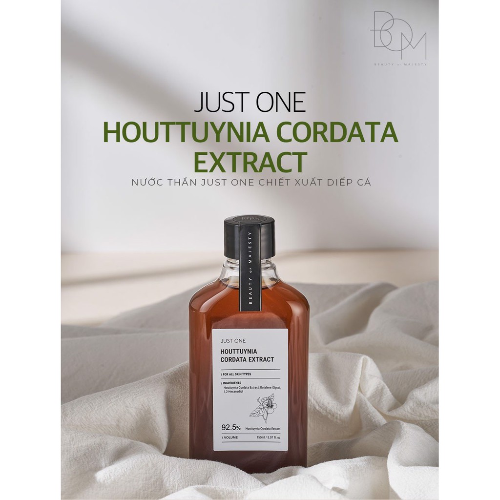 Nước Hoa Hồng Chiết Xuất Từ Diếp Cá Bom Just One Houttuynia Cordata Extract