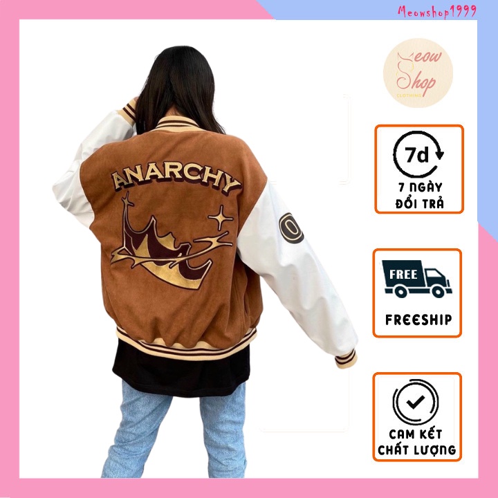 áo khoác nhung kiểu bomber siêu xinh nam nữ form rộng AKN009