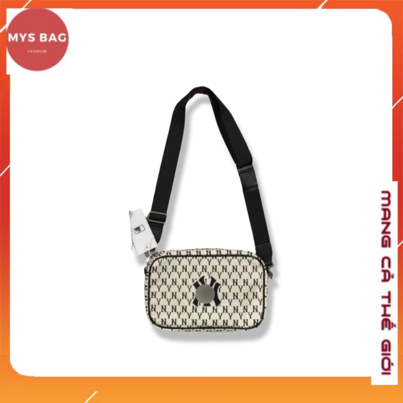 Túi Hộp Đeo Chéo Nam Nữ Phối Họa Tiết Logo Thiết Kế Thời Trang Kiểu Dáng Thoải Mái