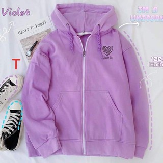 Áo KHOÁC Hoodie Trái tim, Áo hoodie trái tim chữ Hàn